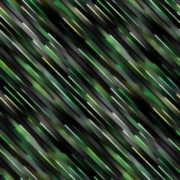 Gradient Neon Motion Lines. Seamless Multicolor Pattern イラスト素材