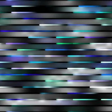 Gradient Neon Motion Lines. Seamless Multicolor Pattern Stock Illustration