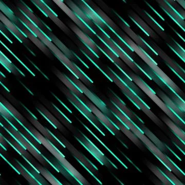 Gradient Neon Motion Lines. Seamless Multicolor Pattern Stock Illustration