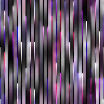 Gradient Neon Motion Lines. Seamless Multicolor Pattern 스톡 일러스트