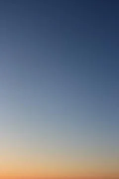 Gradient. Night sky as background. Clear evening sky without clouds. Stock Photos