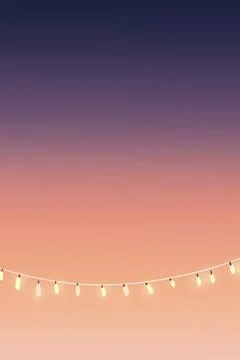 Gradient night sky with lamp background Stock-Illustration