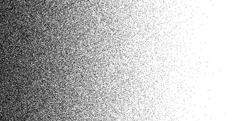 Gradient noise grain background with dots halftone Stock Illustration