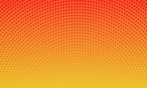 Gradient orange abstract halftone background. Stock Illustration