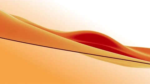 Gradient Orange Liquid Wave or Silk Texture Luxury Cloth. Trendy Background. Stock Footage 191004551