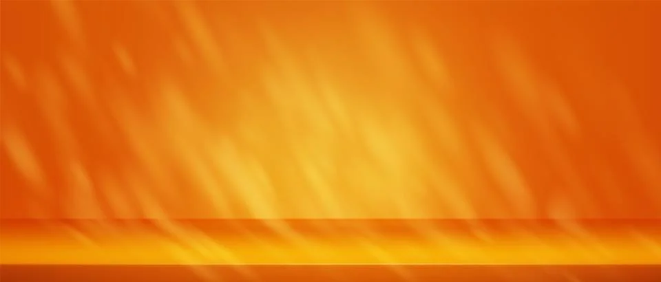 Gradient orange studio background Stock Illustration
