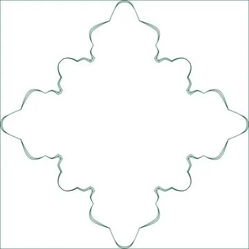 Gradient Outline Green Pattern Blur Future Multiple Use Shiny Piece Element.. 스톡 일러스트