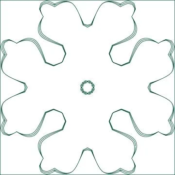 Gradient Outline Green Pattern Blur Future Multiple Use Shiny Piece Element.. Stock Illustration