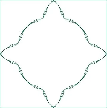 Gradient Outline Green Pattern Blur Future Multiple Use Shiny Piece Element.. 스톡 일러스트