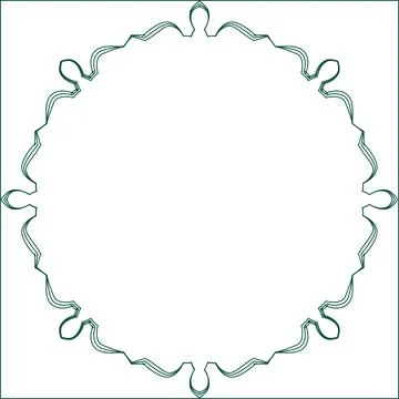 Gradient Outline Green Pattern Blur Future Multiple Use Shiny Piece Element.. 库存插图