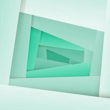 Gradient overlapping in paper style background. Stock Illustration