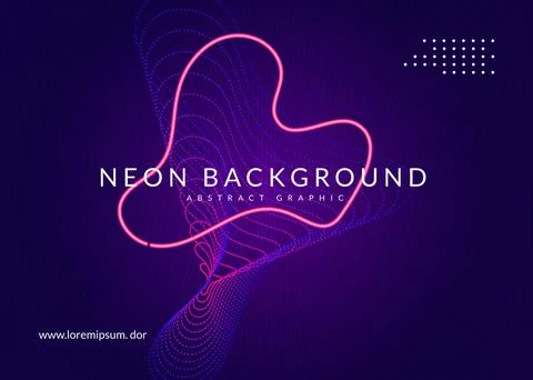 Gradient party flyer. Electro dance music. Electronic trance sou Stock Illustration