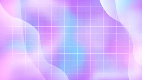 Gradient pastel color creative abstract background. memphis modern style, loop Stock Footage 146487338