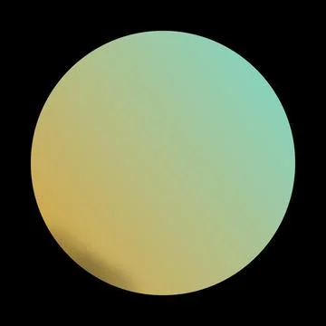 Gradient pastel-colored sphere, ball, elegant, classic blue color. Realisti.. Illustrazione stock