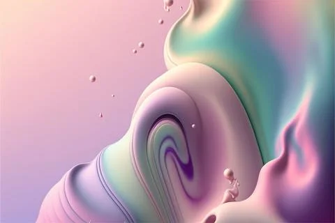 Gradient of pastel colors to create a fluid Stock Illustration