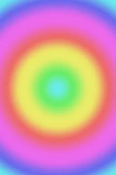 Gradient pastel rainbow circle for abstract backdrop Stock Illustration