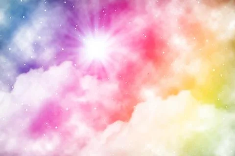 Gradient pastel sky background Illustrazione stock