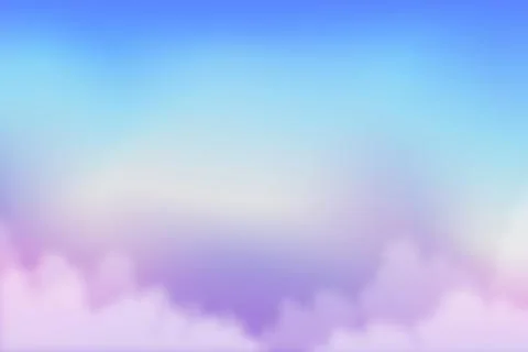 Gradient pastel sky background Illustrazione stock