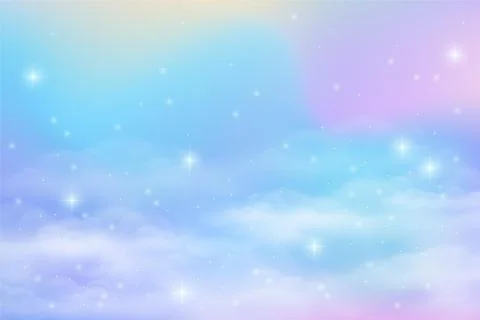 Gradient pastel sky background Illustrazione stock