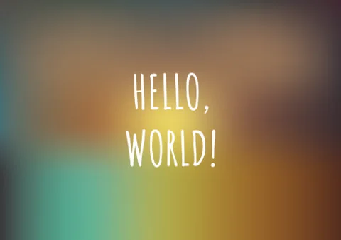 Gradient pattern background with text. Summer concept design. Vector illustra Stock Illustration