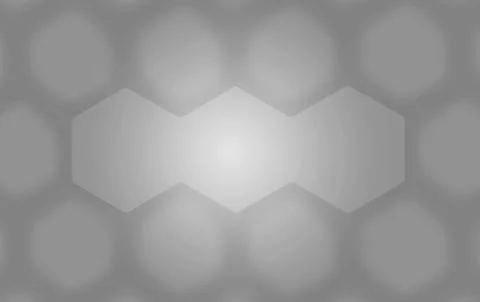 Gradient Pewter Gray 3D Hexagon Shape Pattern for Abstract Backdrop Illustrazione stock