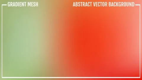 Gradient pink and green abstract vector blur background. Natural bright color Stock Illustration