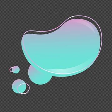 Gradient pink blue banner Stock Illustration