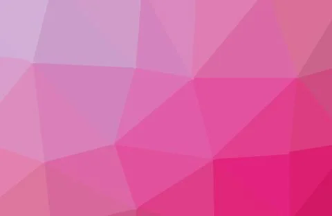 Gradient pink color and triangle polygon pattern background Stock Illustration