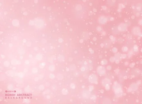 Gradient pink color background with abstraction of bokeh pattern. イラスト素材