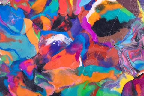Gradient plasticine surface shimmering with sparkle paste, malleable folds an Stock Photos