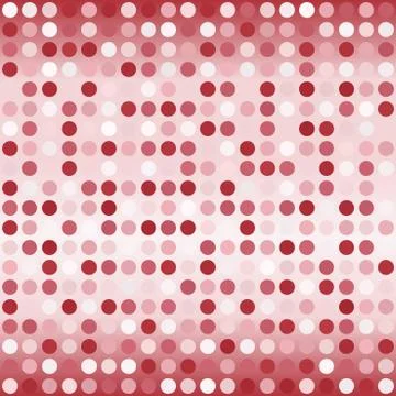 Gradient polka dot pattern. Seamless vector background Stock Illustration