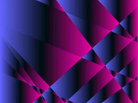 Gradient polygonal background. Geometric abstract pattern with gradient color Illustrazione stock