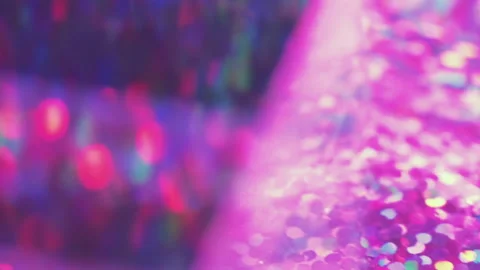 Gradient prism sparkling bokeh sequins pink blue Stock Footage 279618241