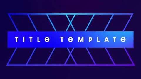 Gradient Promo Title Stock After Effects