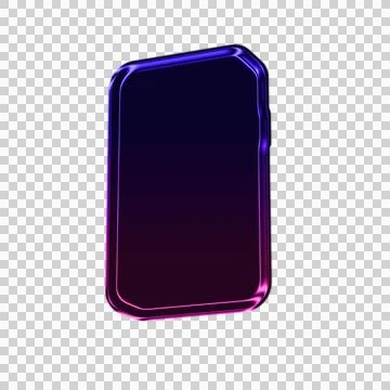 Gradient purple and blue abstract background with dark center transparent Stockillustratie