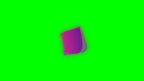 Gradient purple and pink drop icon centered against a vivid green background Stock Footage 340266634