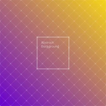 Gradient purple and yellow colored triangle polygon pattern background. Stock Illustration