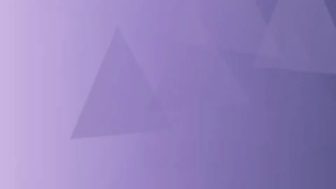 Gradient purple backdrop with translucent triangles in motion Stock Footage 329302388