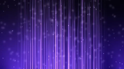 Gradient purple backdrop with vertical lines and scattered dots Vidéo 331057434