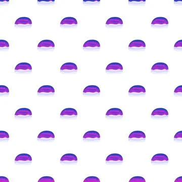 Gradient purple domes pattern on white background Stock Illustration