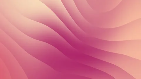 Gradient purple peach warm lines and waves liquid flow abstract background Stock Footage 318361605