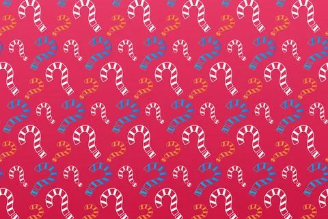 Gradient question mark pattern Illustrazione stock