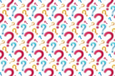 Gradient question mark pattern Stock Illustration