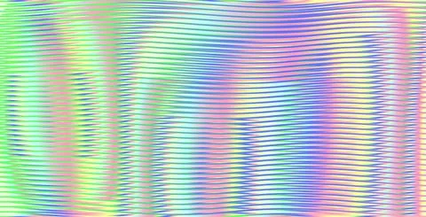 Gradient rainbow abstract background with wavy lines and soft rounded forms Stock Illustration