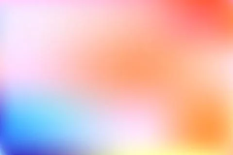 Gradient rainbow background of princess, unicorn, mermaid. Iridescent abstract Illustrazione stock