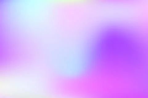 Gradient rainbow background of princess, unicorn, mermaid. Iridescent abstract Illustrazione stock