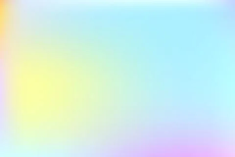 Gradient rainbow background of princess, unicorn, mermaid. Iridescent abstract Stock Illustration