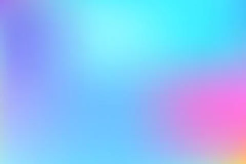 Gradient rainbow background of princess, unicorn, mermaid. Iridescent abstract Stock Illustration