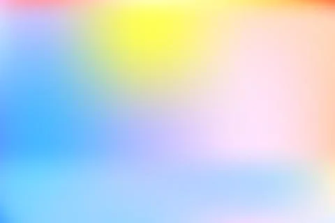 Gradient rainbow background of princess, unicorn, mermaid. Iridescent abstract Stock Illustration