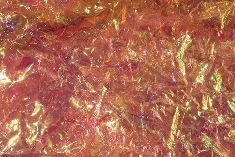  gradient rainbow light refraction  overlay effect on crumpled paper background Foto stock